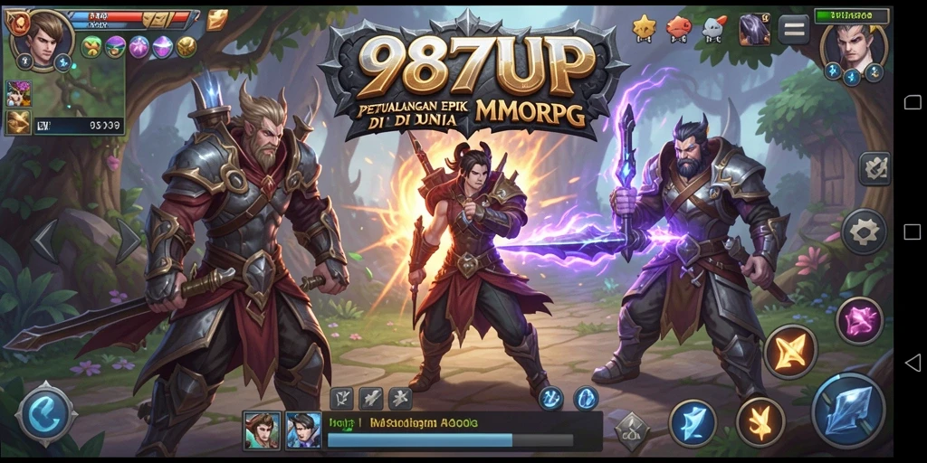Gameplay mendebarkan di 987UP menunjukkan pertempuran antar pemain.