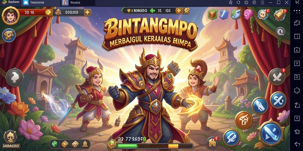 Tangkapan layar gameplay BINTANGMPO yang menarik dan penuh aksi.