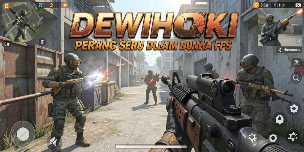 Gameplay DEWIHOKI yang menegangkan dan penuh aksi.