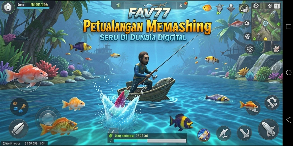 Gameplay seru FAV77 dengan berbagai karakter ikan yang menarik.