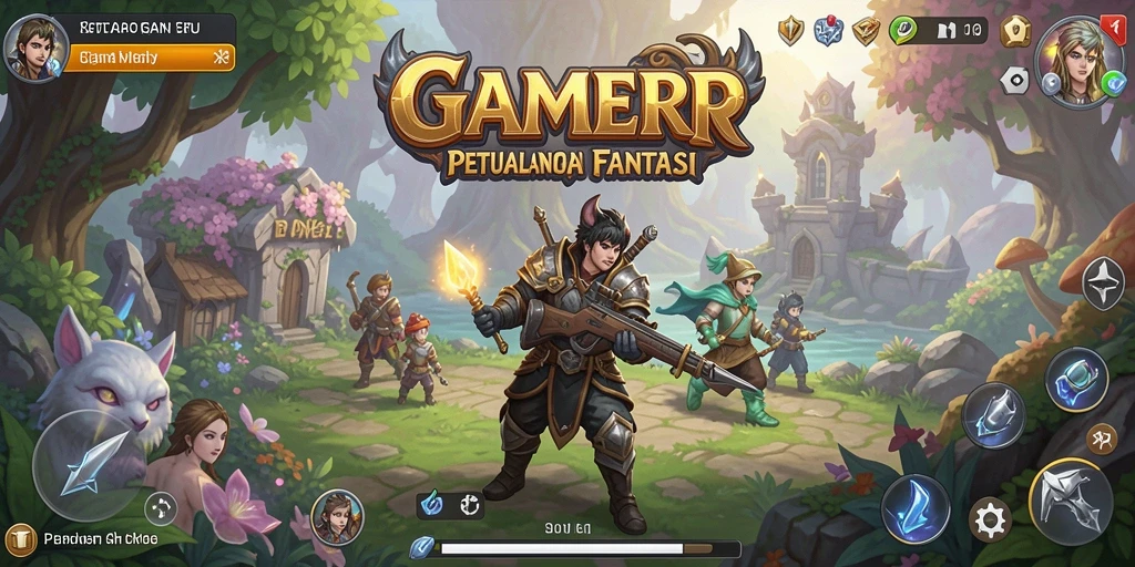Tangkapan layar GAMERP menunjukkan aksi mendebarkan dalam petualangan yang menantang.