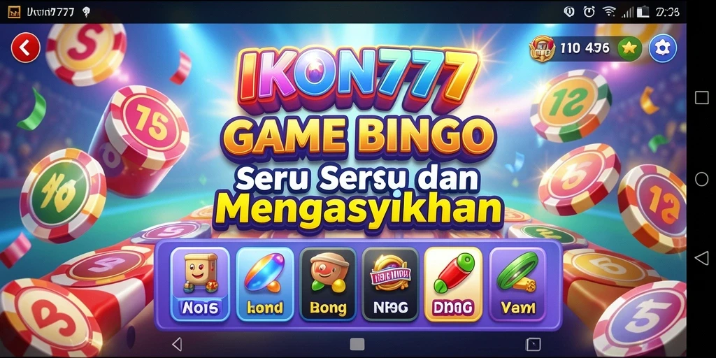 Tampilan gameplay Bingo yang seru dan interaktif di IKON777.