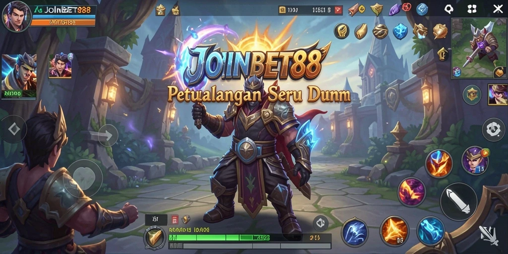 Tangkapan layar gameplay JOINBET88 menampilkan aksi epik dalam pertarungan MMORPG.
