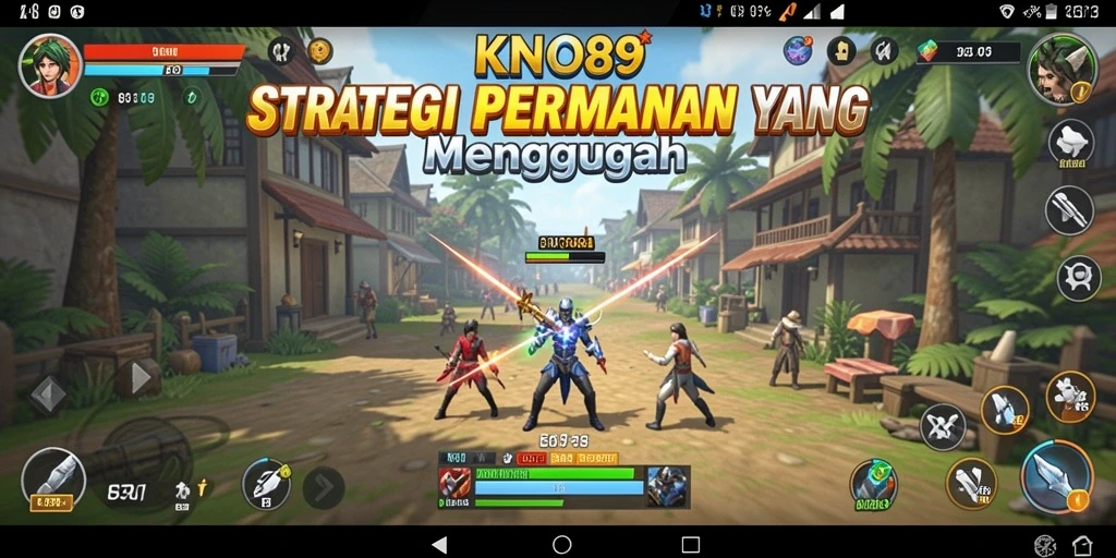 Tampilan gameplay epik dalam KNO89 dengan strategi mendalam.