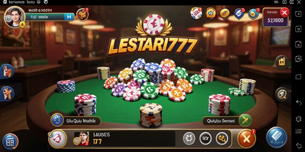 Gameplay QiuQiu yang seru dan interaktif di LESTARI777.
