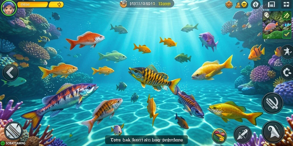 Gameplay menarik dari SOBATGAMING dengan tembak ikan yang seru.