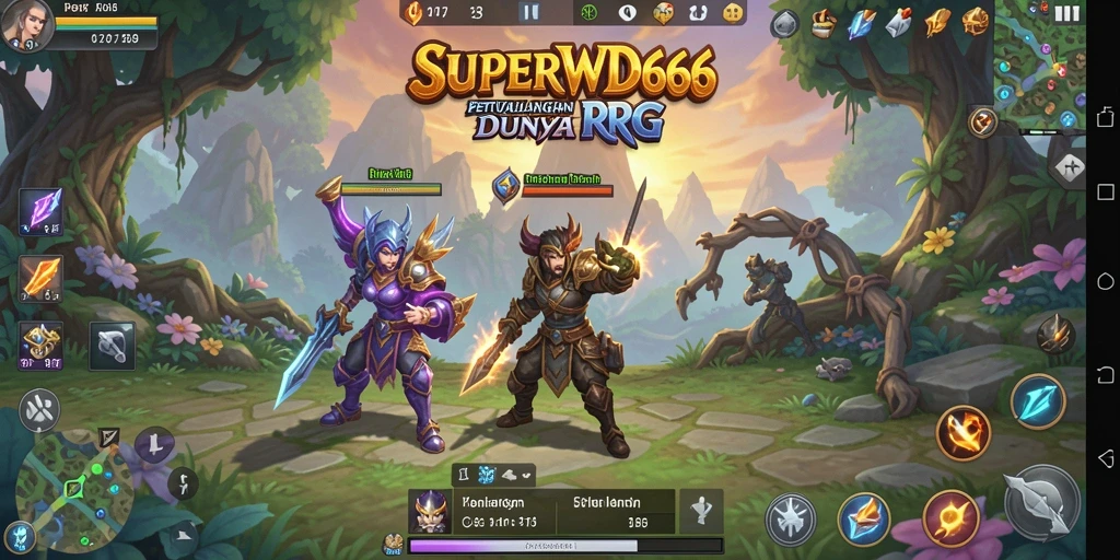 Tangkapan layar dari gameplay <strong>SUPERWD666</strong> yang penuh aksi dan petualangan.
