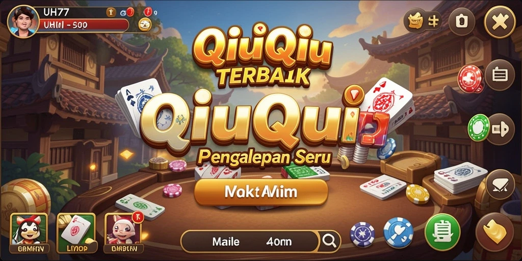 Gameplay seru UH77 dengan suasana kompetitif QiuQiu.